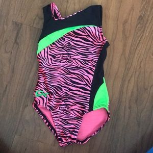 GK Gymnastics Tiger Striped Leotard